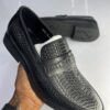 Black Crocodile Style Official Men Shoes