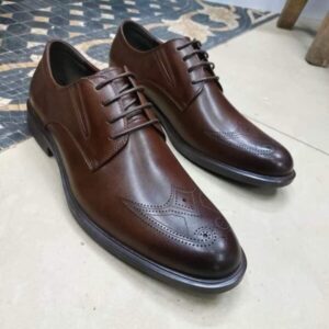 Coffee Brown Men Official Shoes